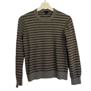 Theory Lightweight Gray Wool Sweater